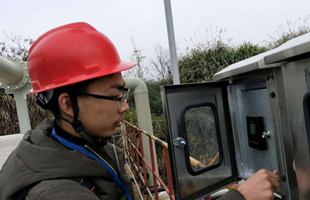 污水處理行業(yè)\聯(lián)測pH、電磁服役于浙江建業(yè)化工污水處理站